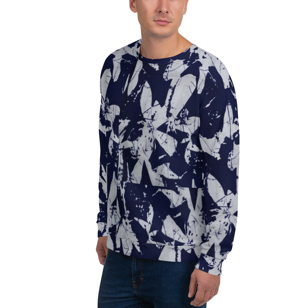 Indigo Adire Unisex Sweatshirt