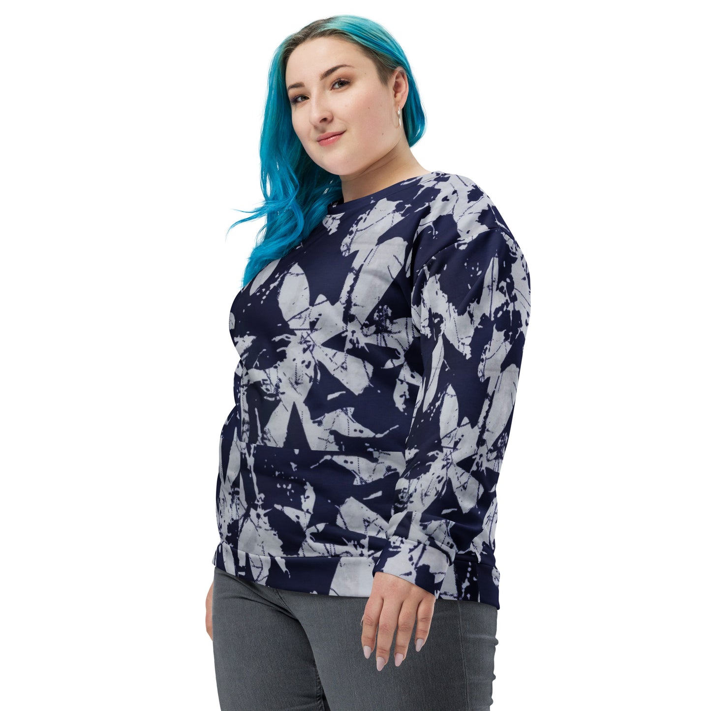 Indigo Adire Unisex Sweatshirt