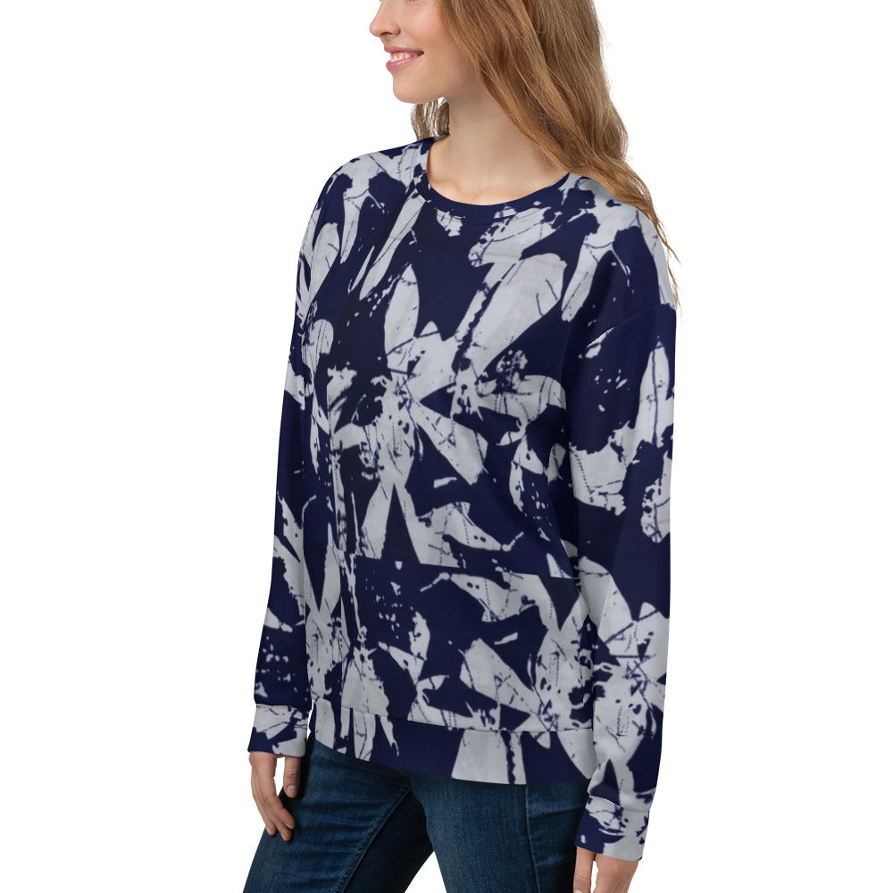 Indigo Adire Unisex Sweatshirt