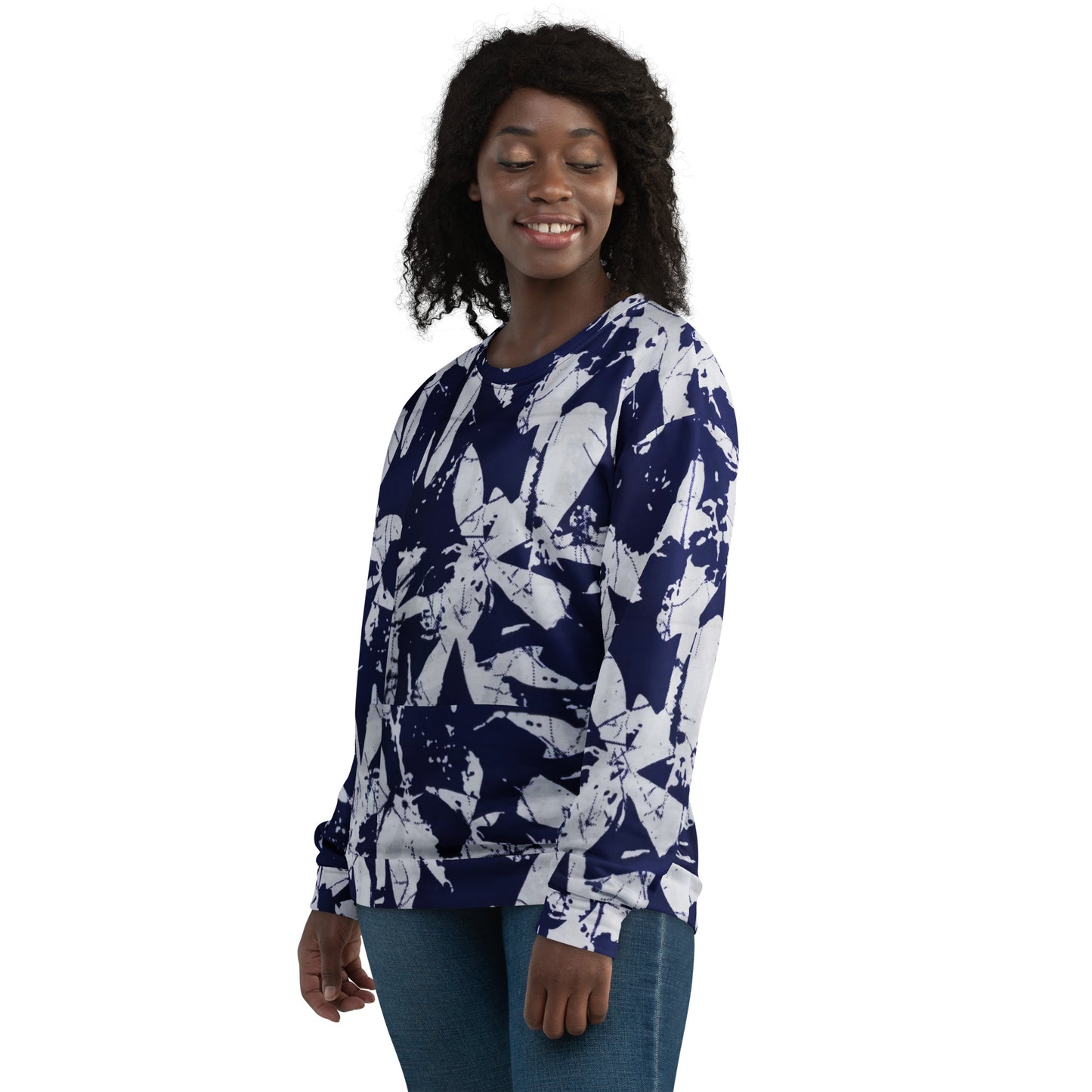 Indigo Adire Unisex Sweatshirt