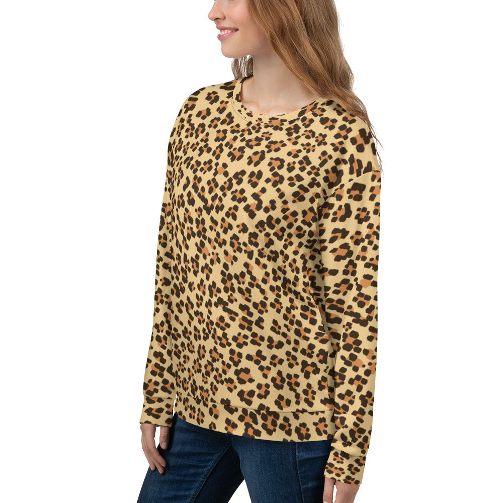 Leopard Brown Unisex Sweatshirt