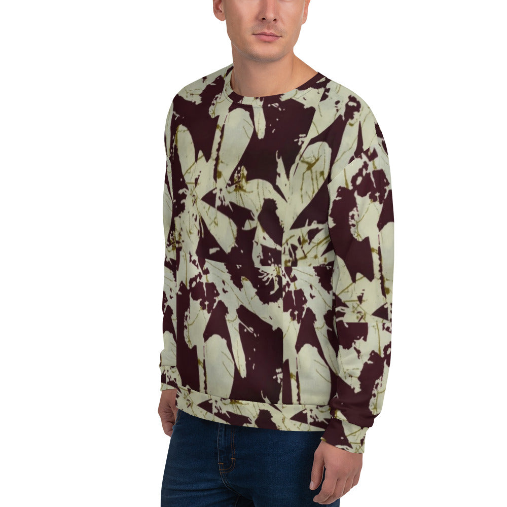 Brown Adire Unisex Sweatshirt