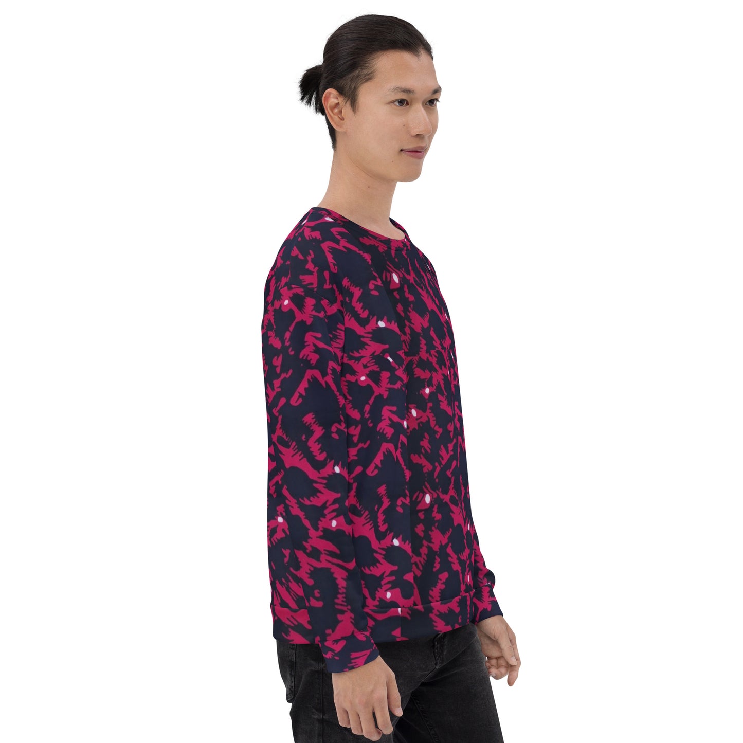 Pink Leopard Ankara Unisex Sweatshirt