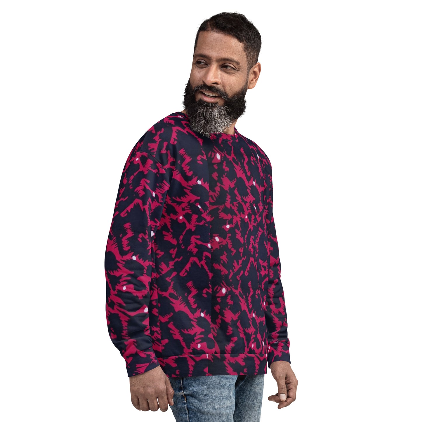 Pink Leopard Ankara Unisex Sweatshirt