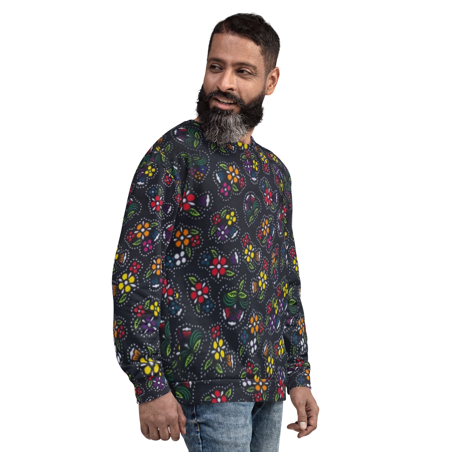 Multicolour Dark Ankara Unisex Sweatshirt