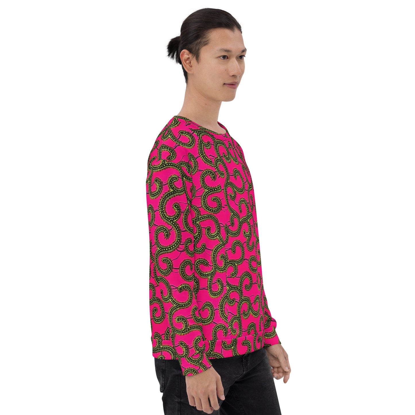 Pink Ankara Unisex Sweatshirt