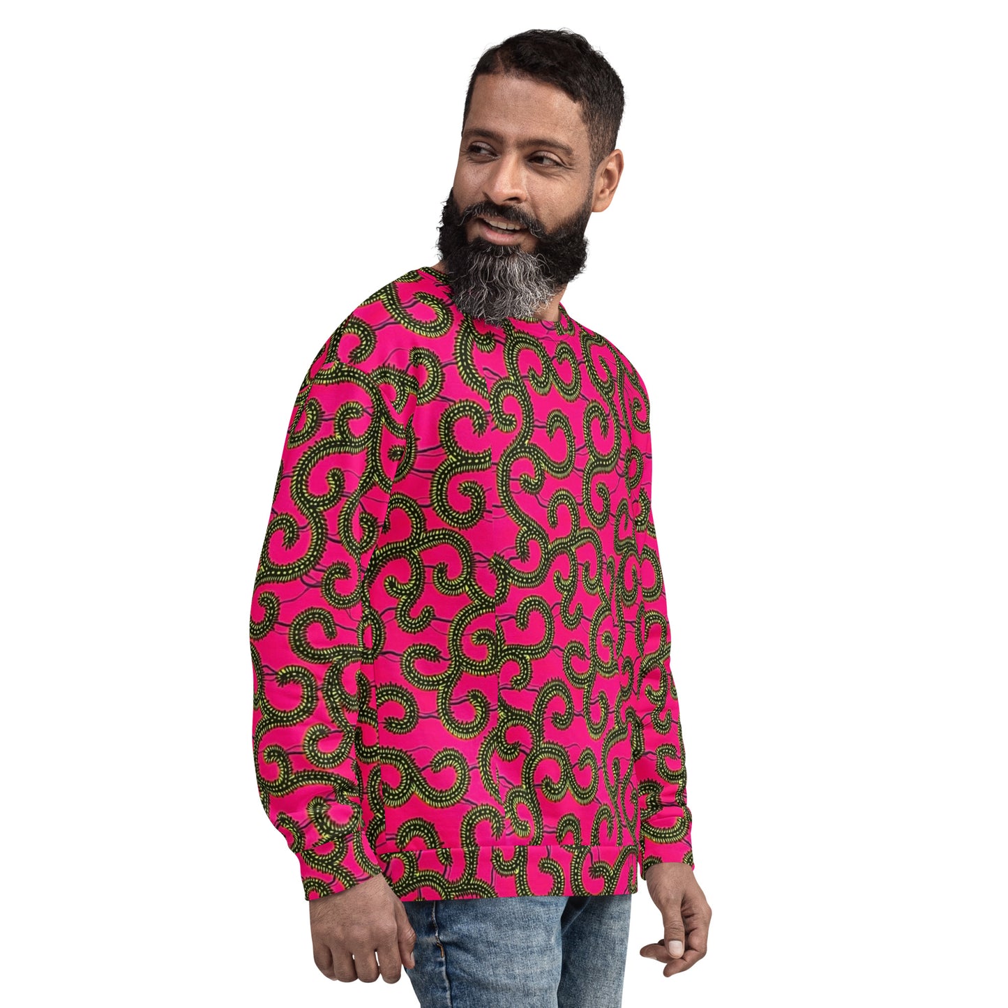 Pink Ankara Unisex Sweatshirt