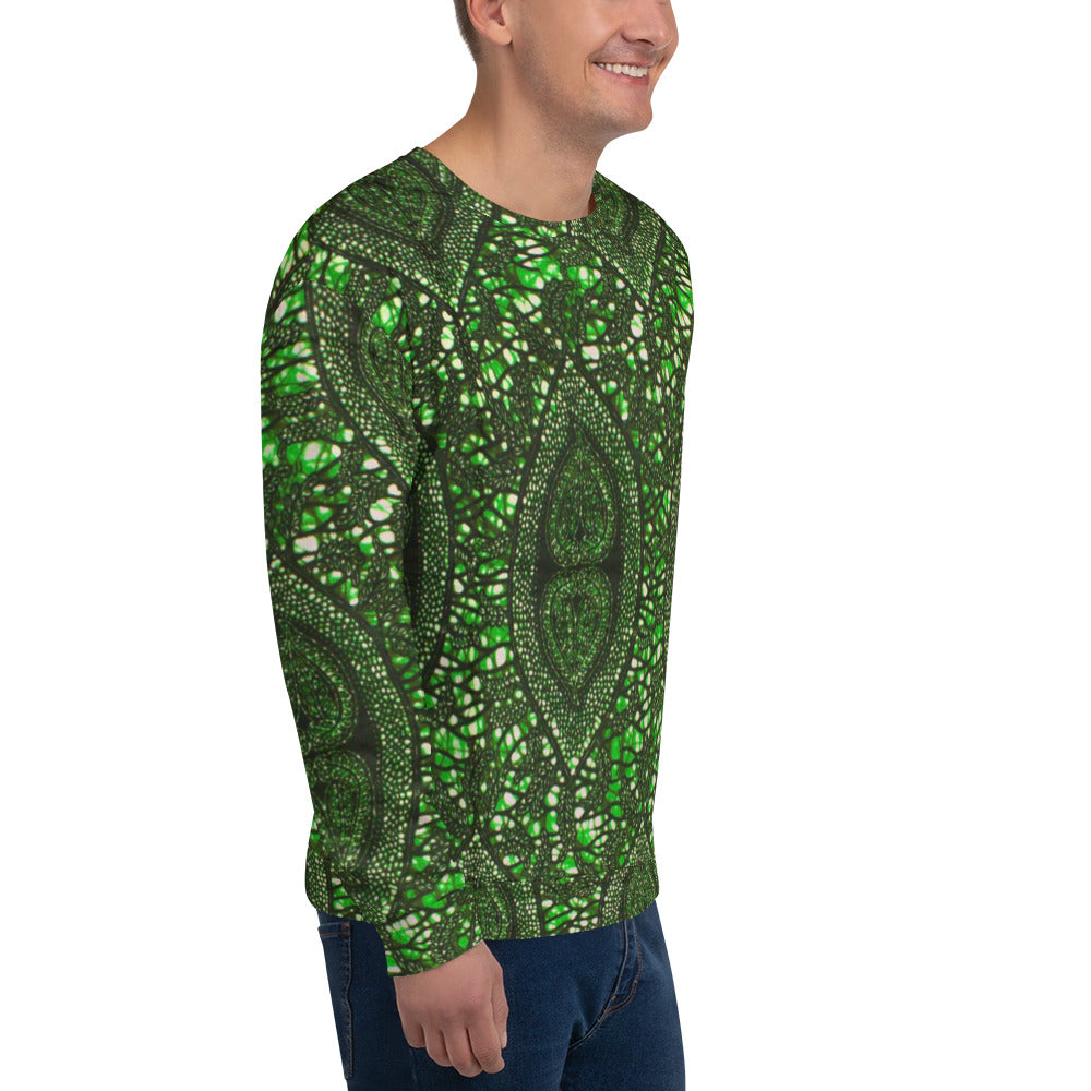 Green Peas Ankara Unisex Sweatshirt