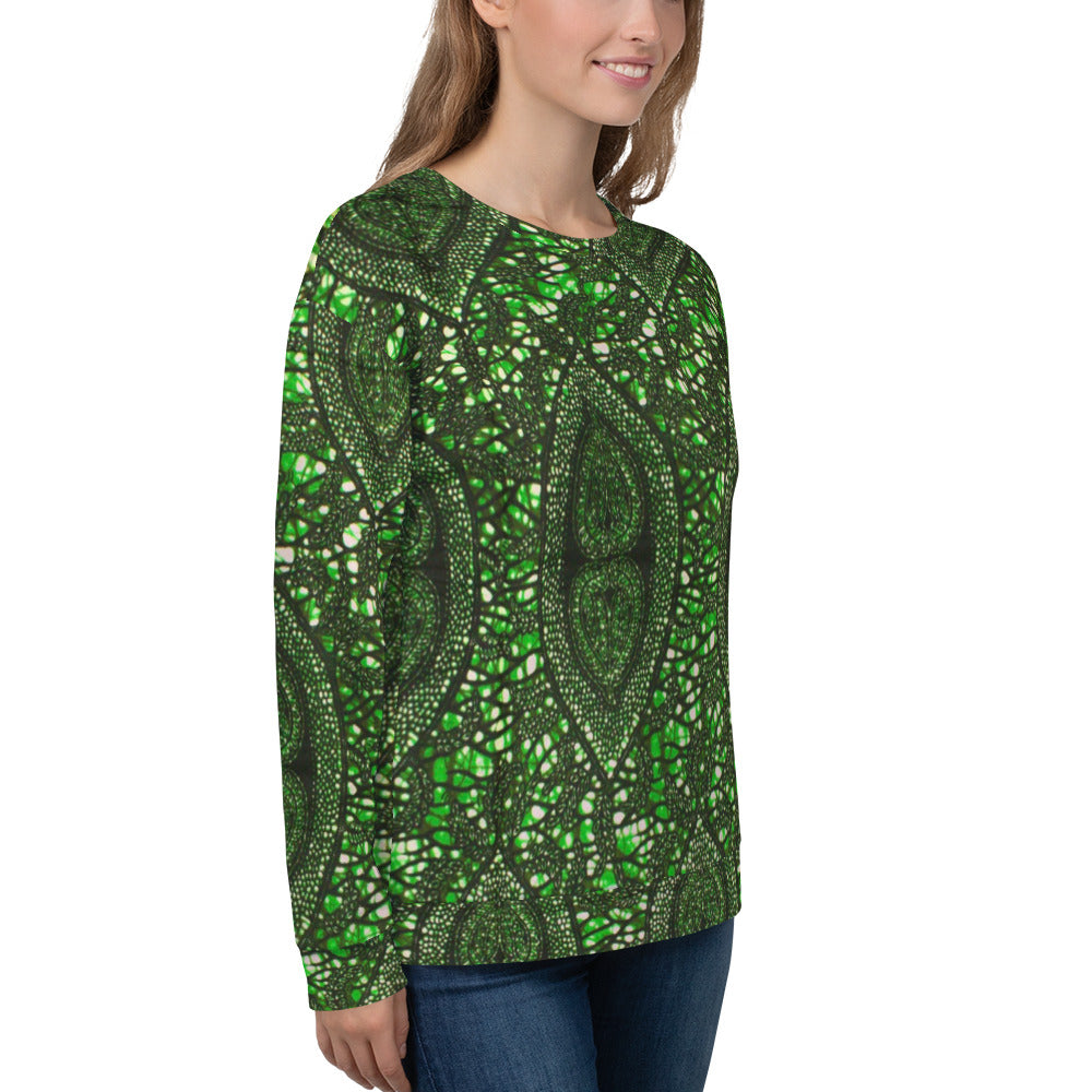 Green Peas Ankara Unisex Sweatshirt