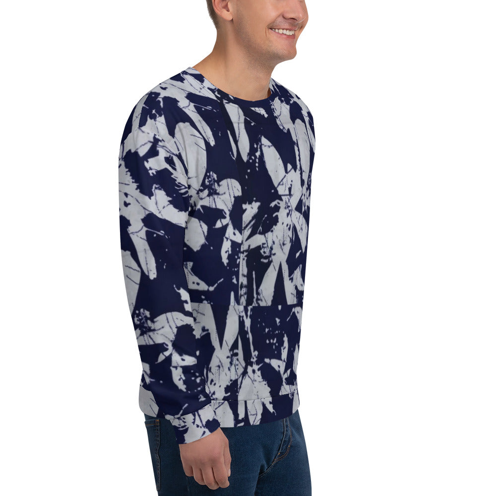 Indigo Adire Unisex Sweatshirt