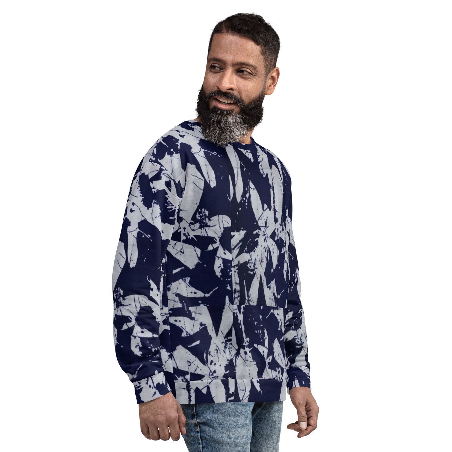 Indigo Adire Unisex Sweatshirt