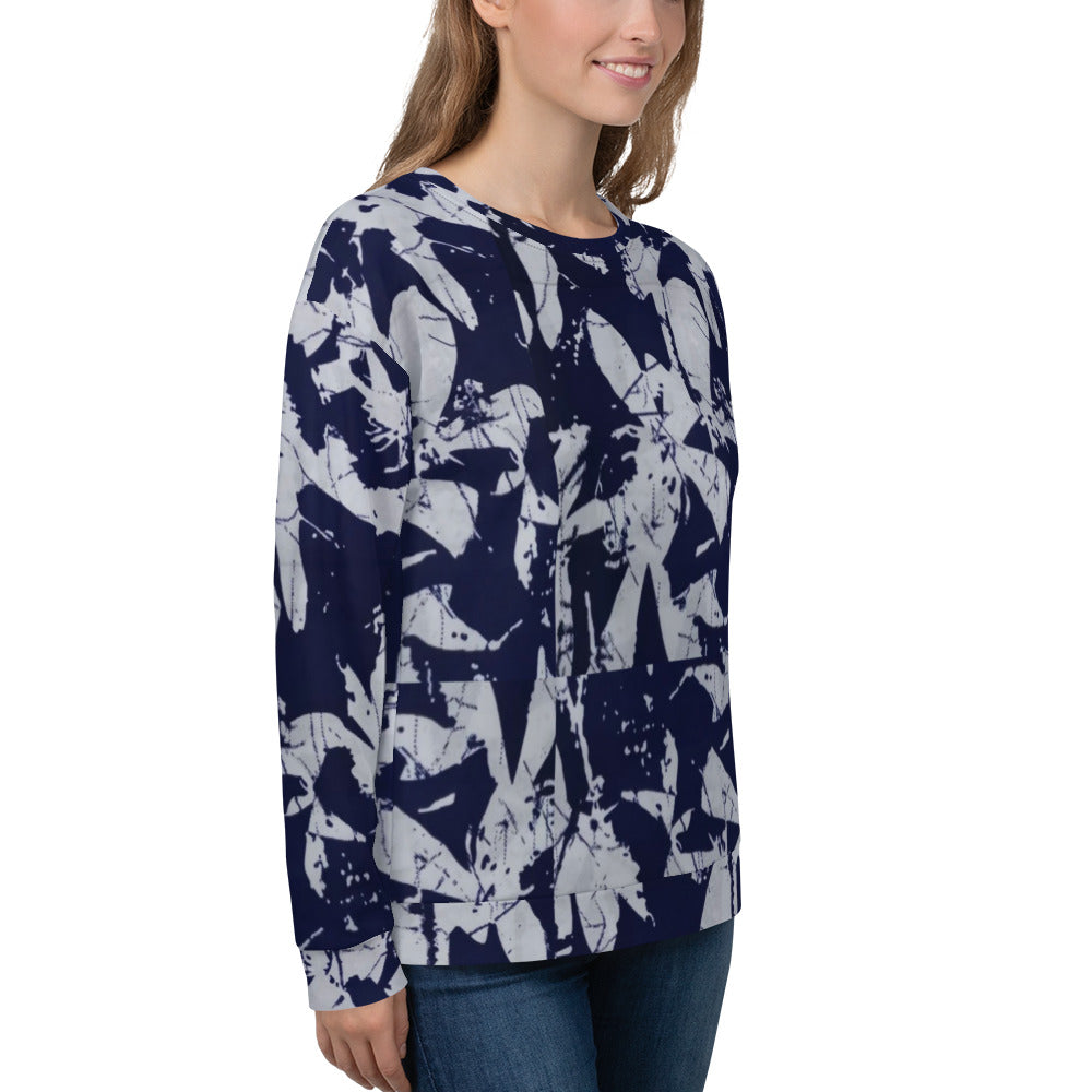 Indigo Adire Unisex Sweatshirt