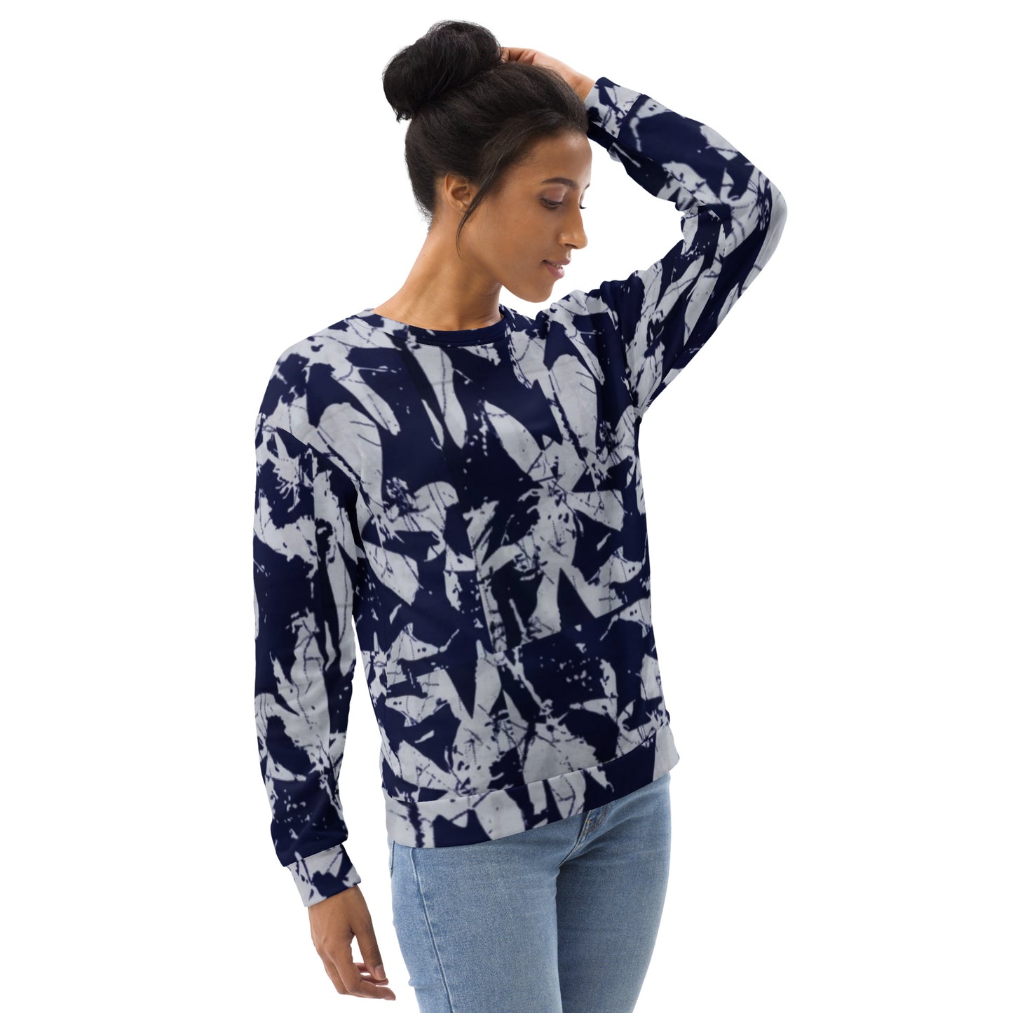 Indigo Adire Unisex Sweatshirt