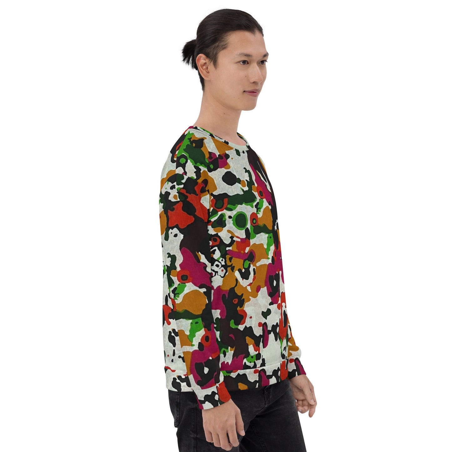 Multicolour Paint Ankara Unisex Sweatshirt