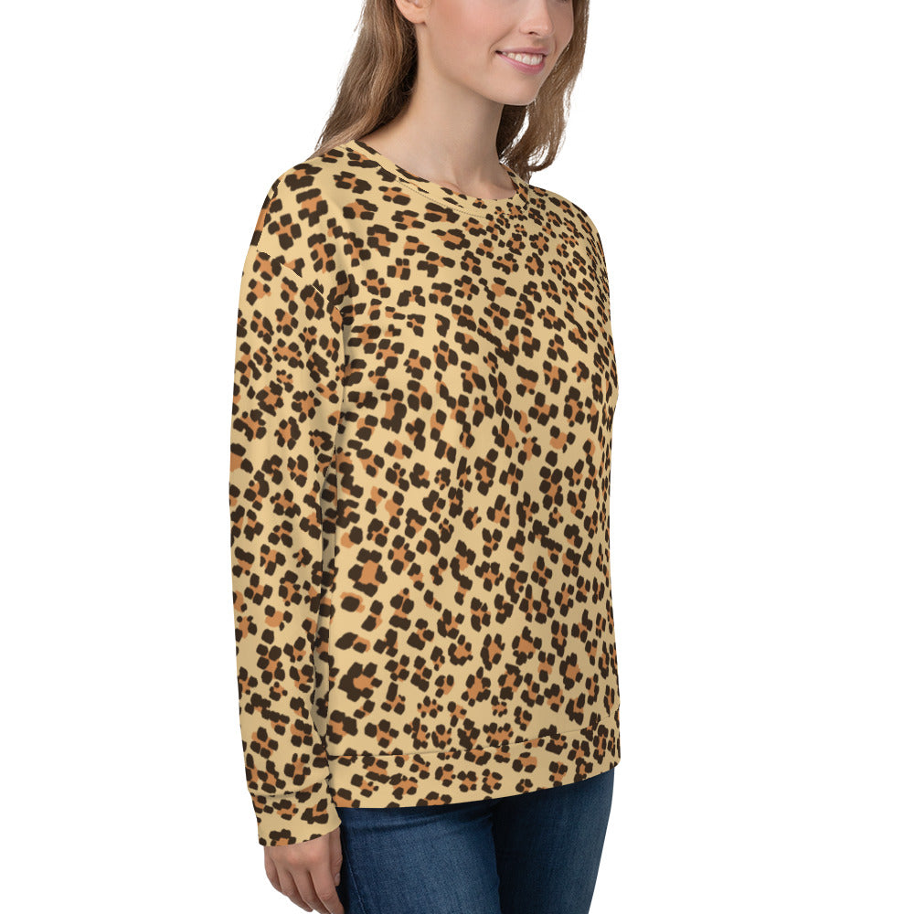 Leopard Brown Unisex Sweatshirt