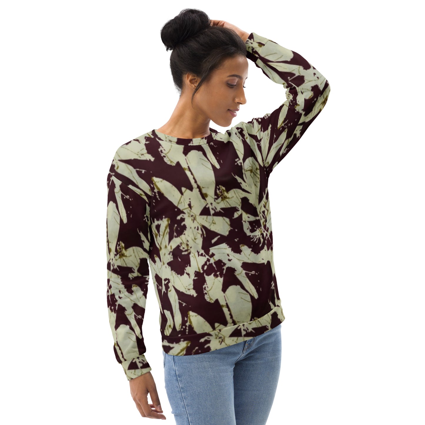 Brown Adire Unisex Sweatshirt