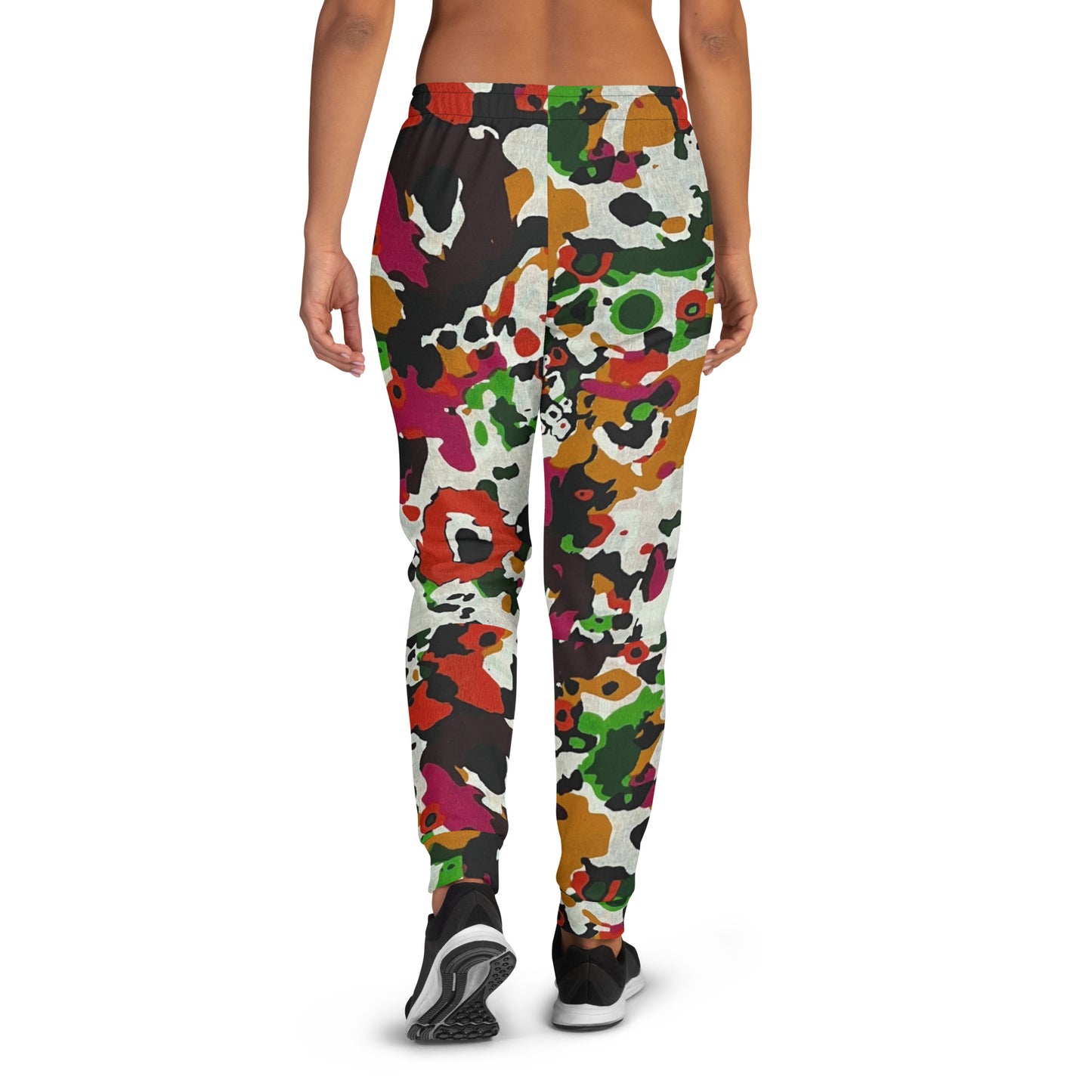 Multicolour Paint Ankara Women's Joggers