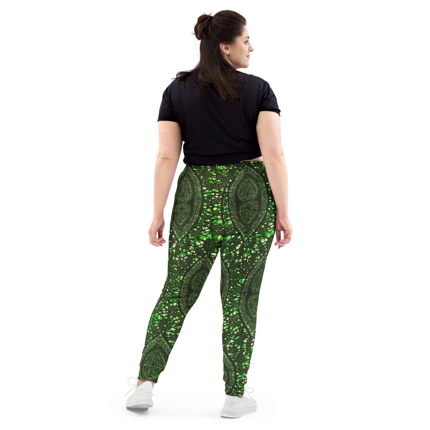 Green Peas Ankara Women's Joggers