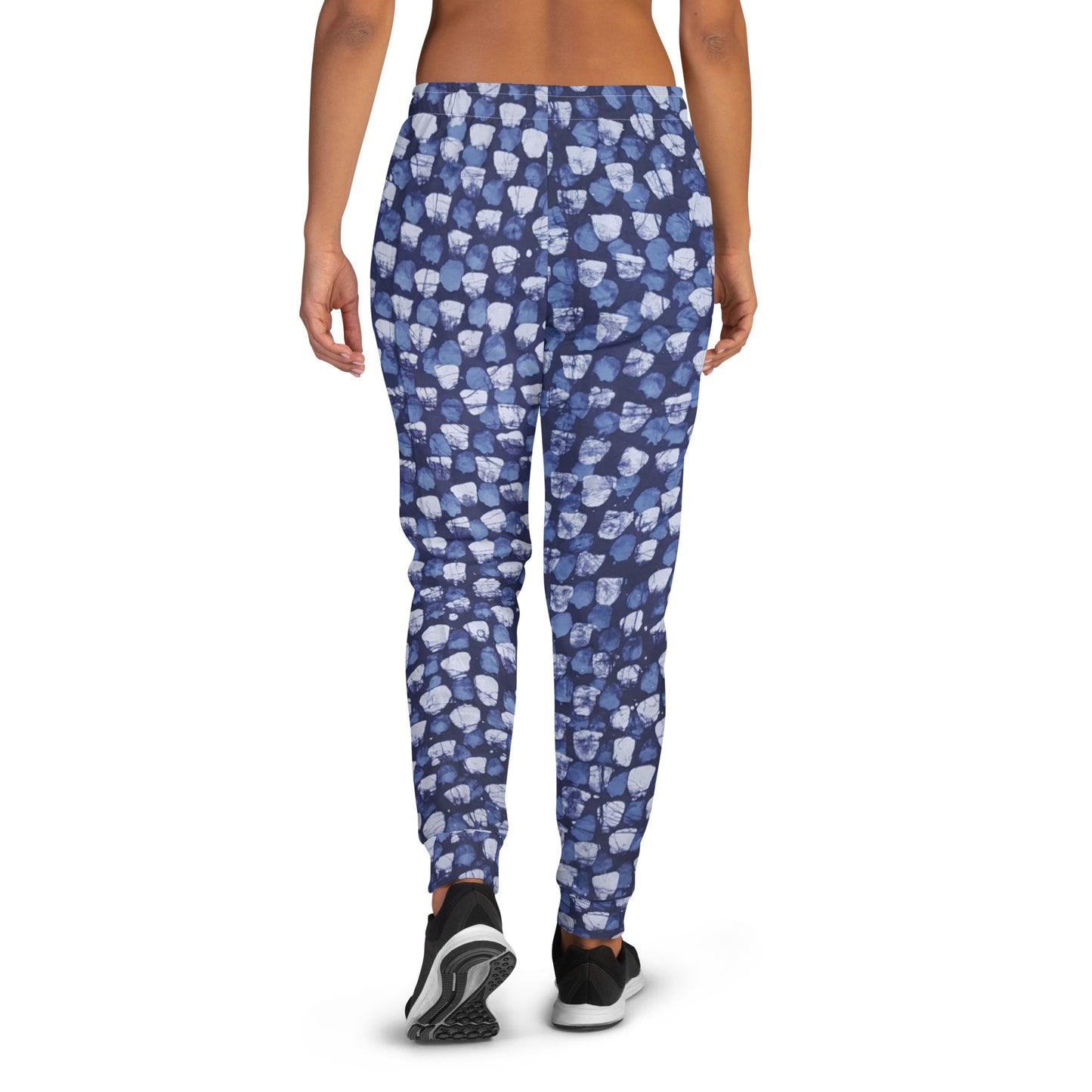 Blue Dotted Adire Women's Joggers