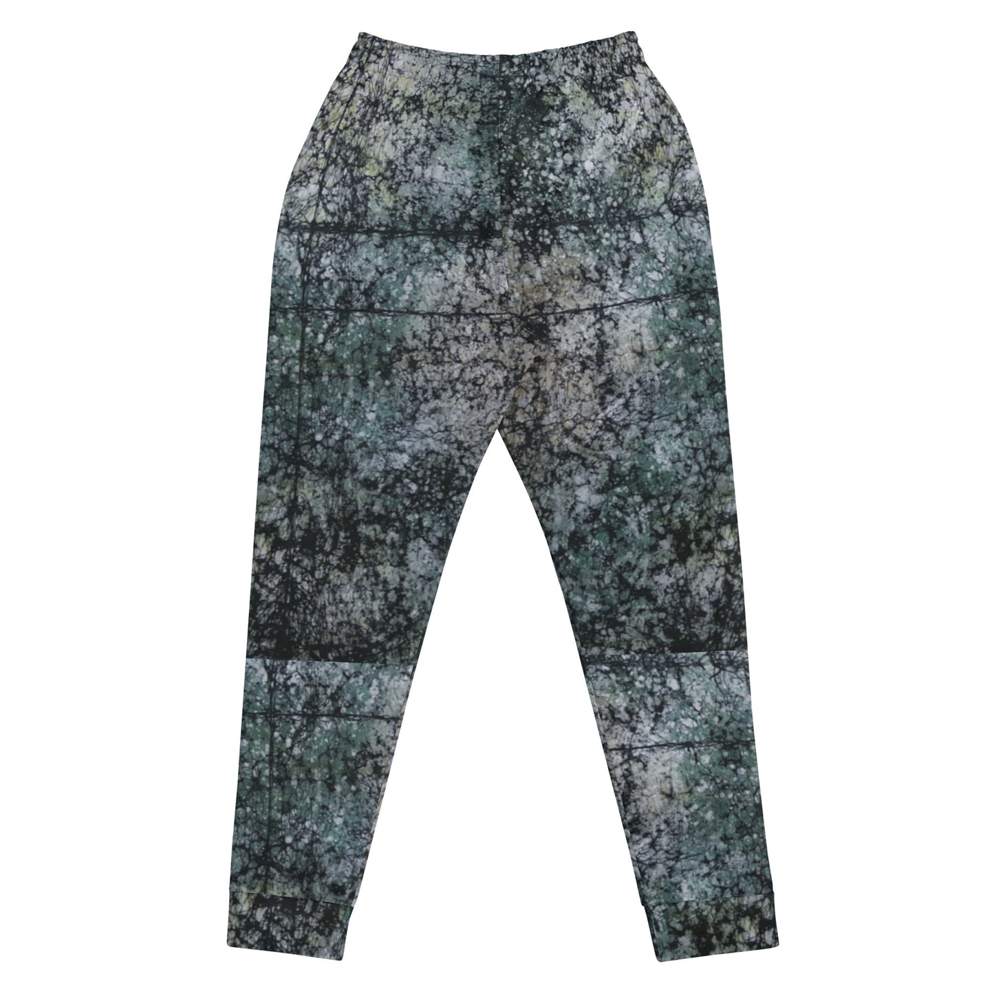 Dark Green Adire Women's Joggers