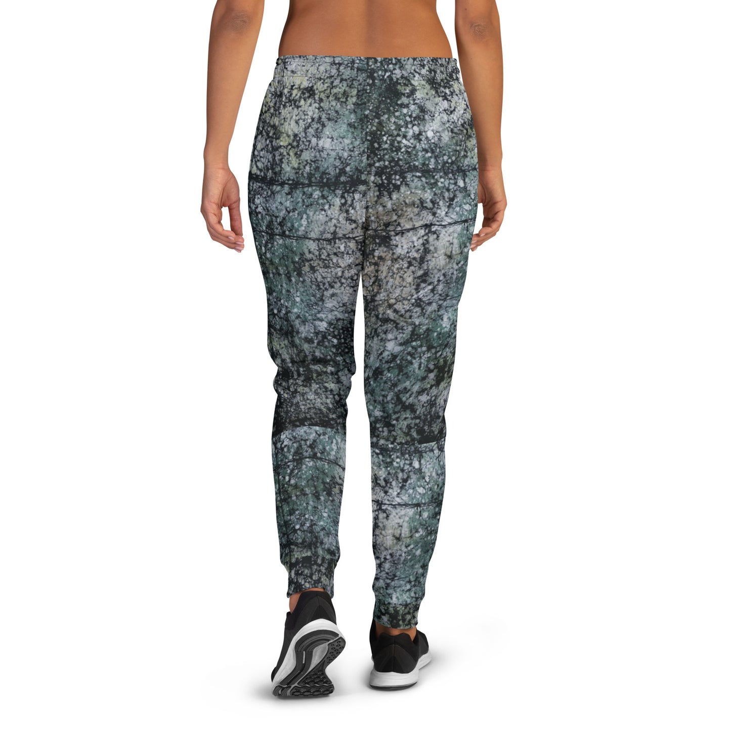 Dark Green Adire Women's Joggers