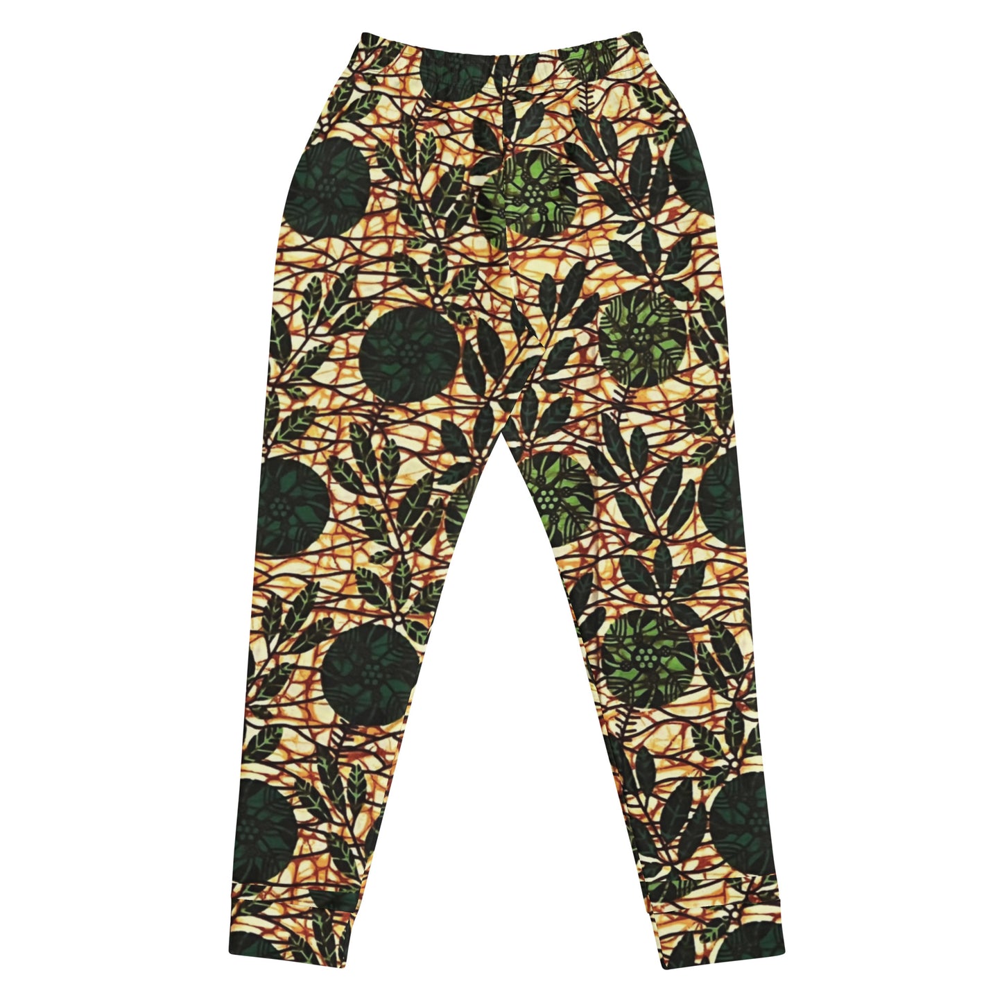 Green Leaf Wine Ankara Women's Joggers