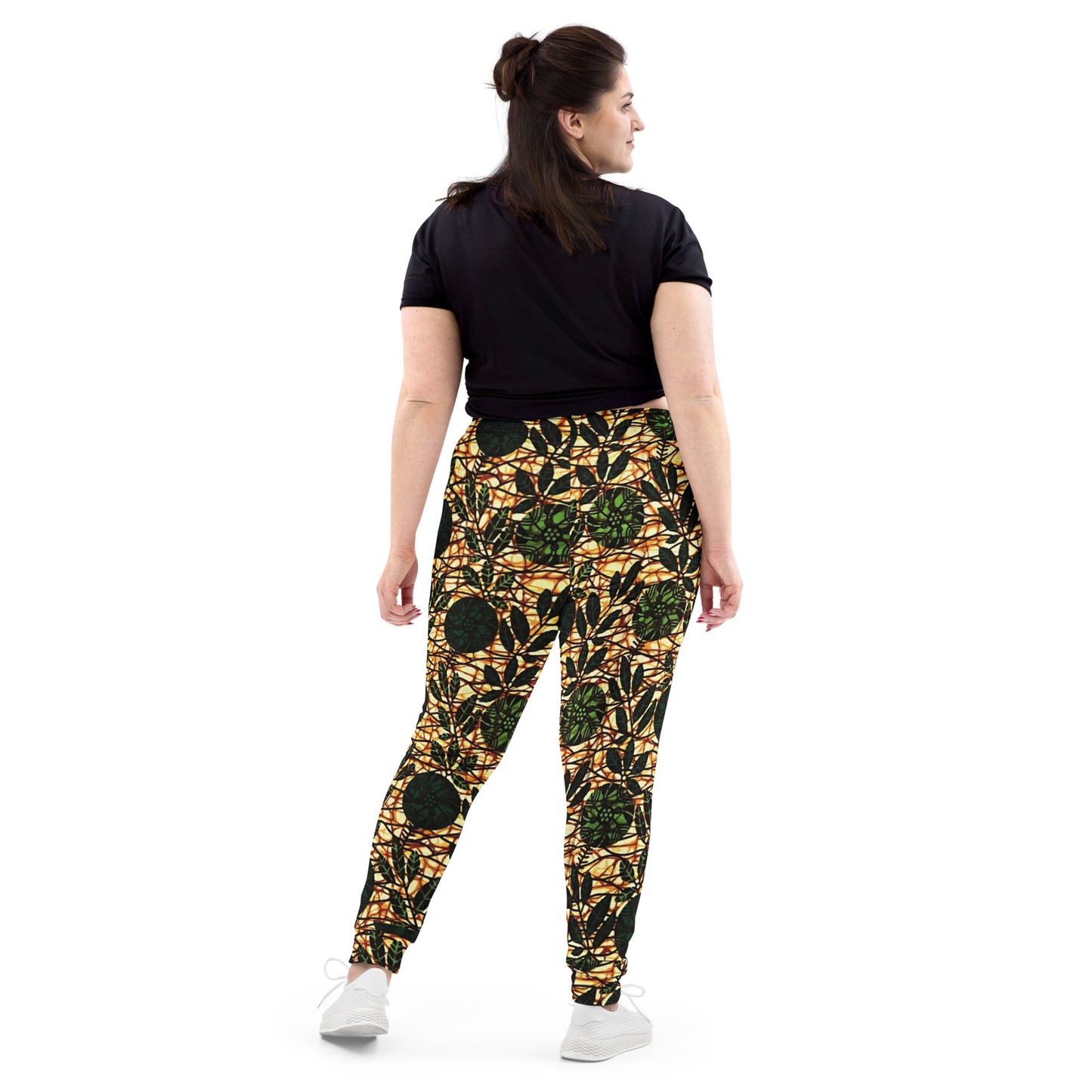 Green Leaf Wine Ankara Women's Joggers