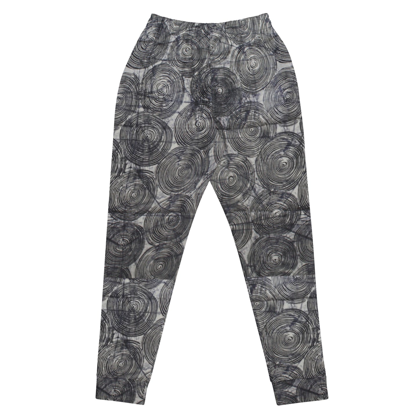 Black Swirls Adire Women's Joggers