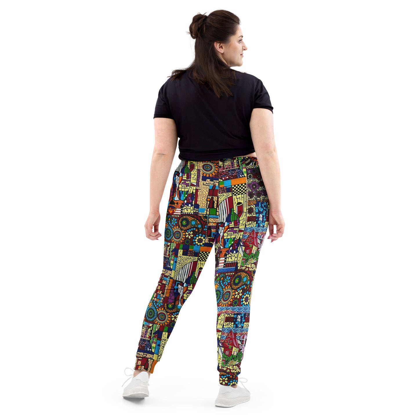 Colourful Artsy Ankara Women's Joggers