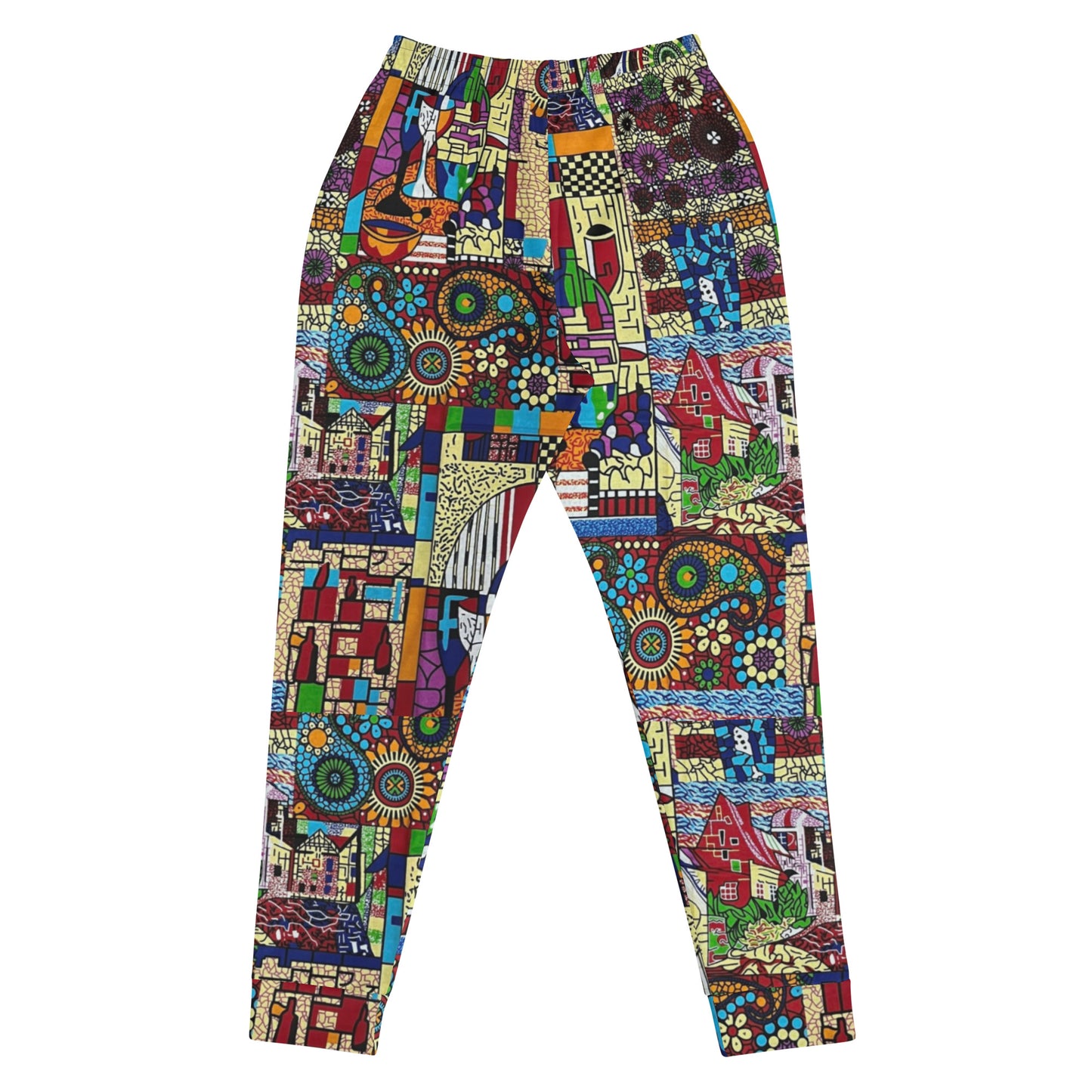 Colourful Artsy Ankara Women's Joggers