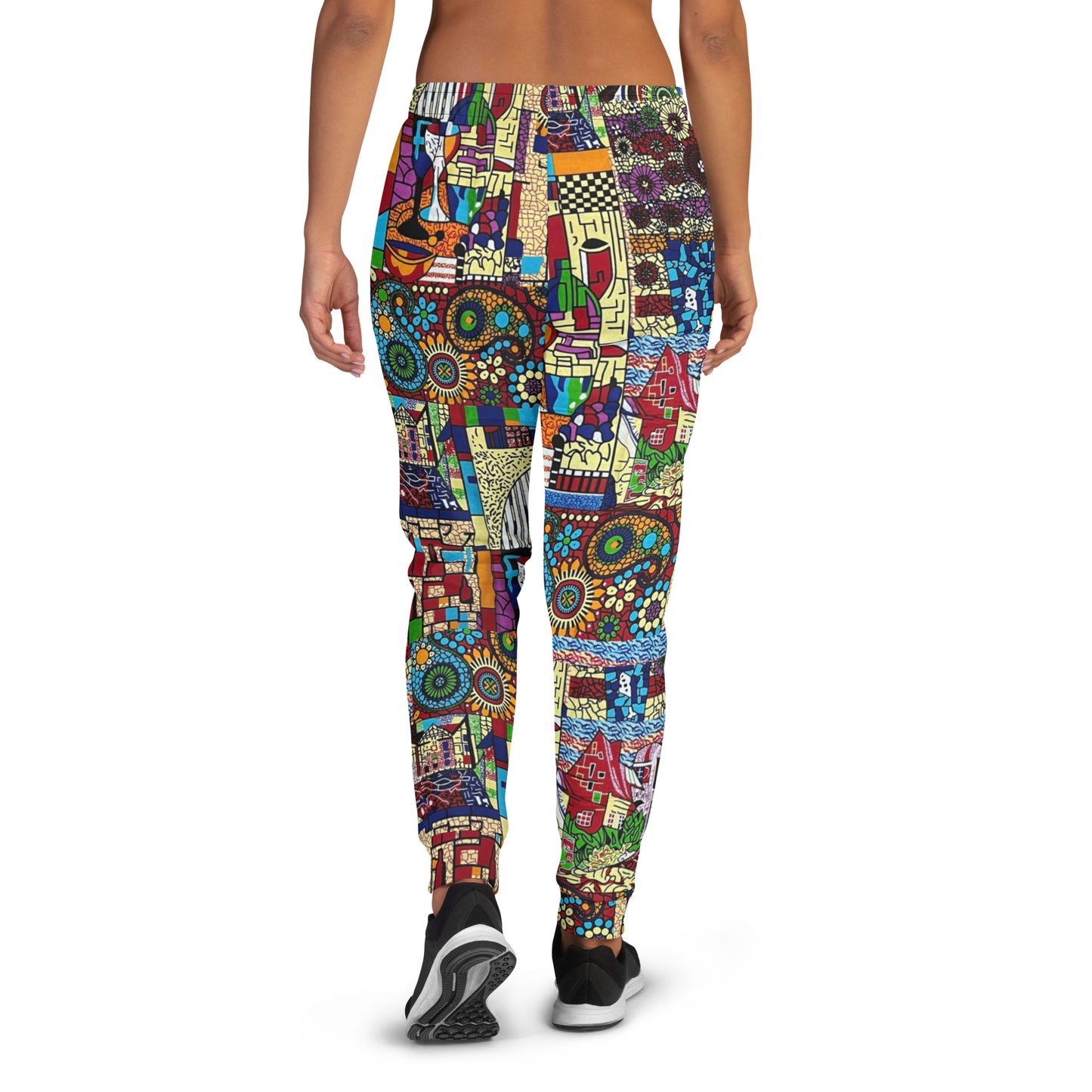 Colourful Artsy Ankara Women's Joggers