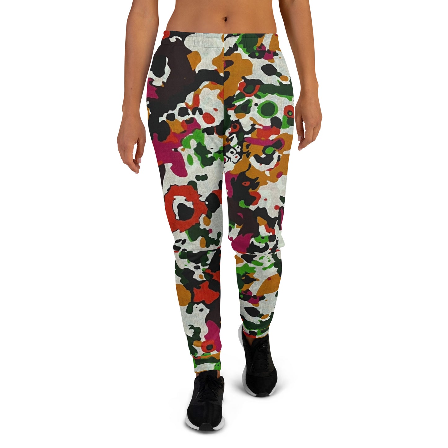 Multicolour Paint Ankara Women's Joggers