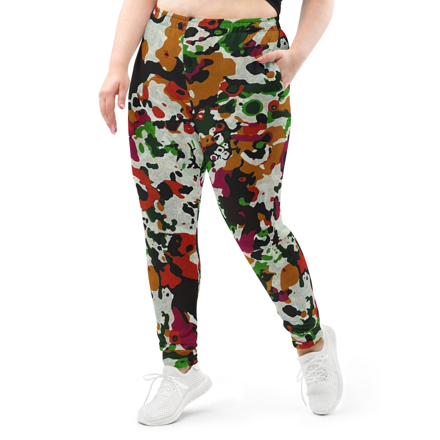 Multicolour Paint Ankara Women's Joggers