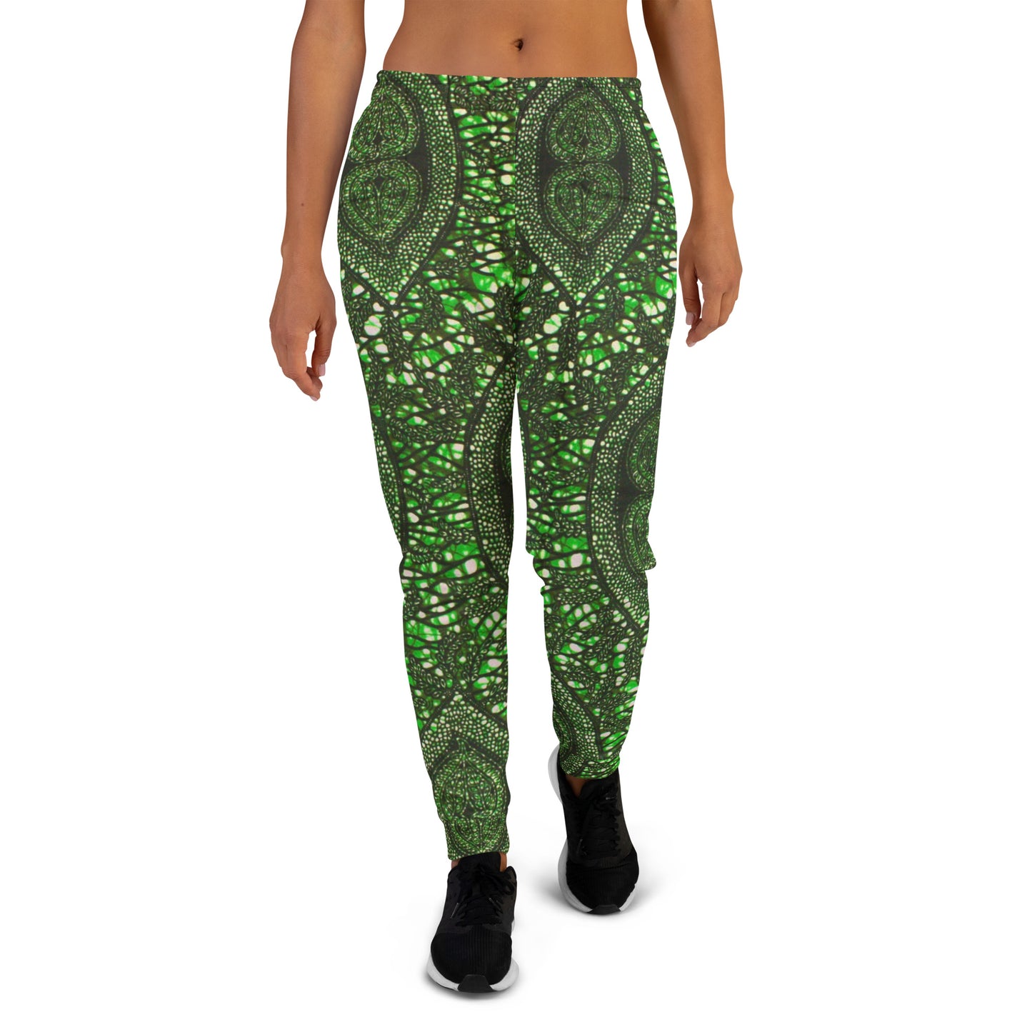 Green Peas Ankara Women's Joggers