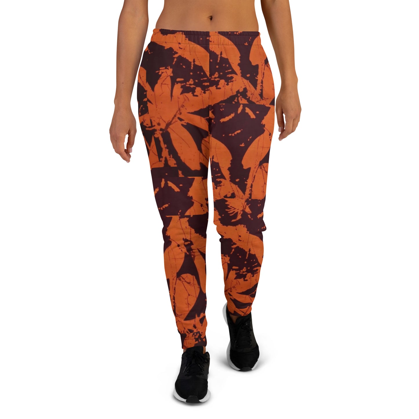 Orange Adire Women's Joggers