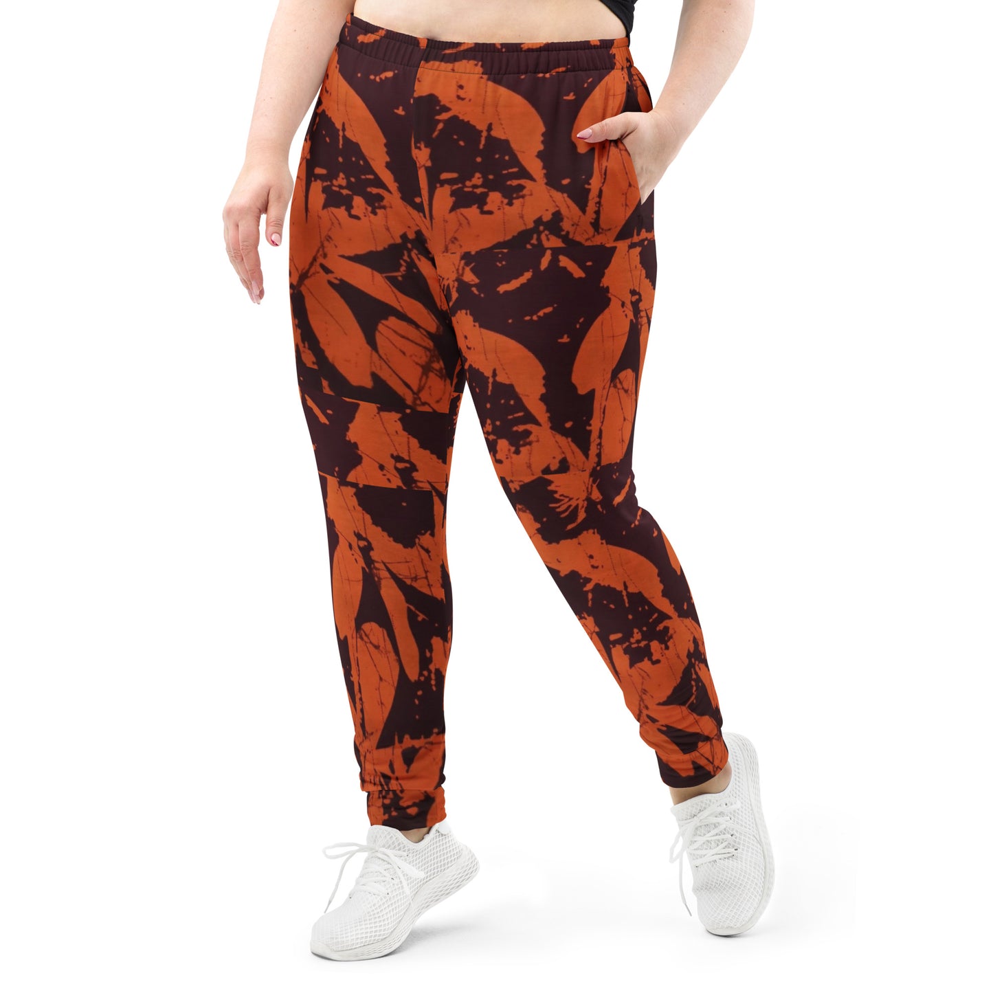 Orange Adire Women's Joggers