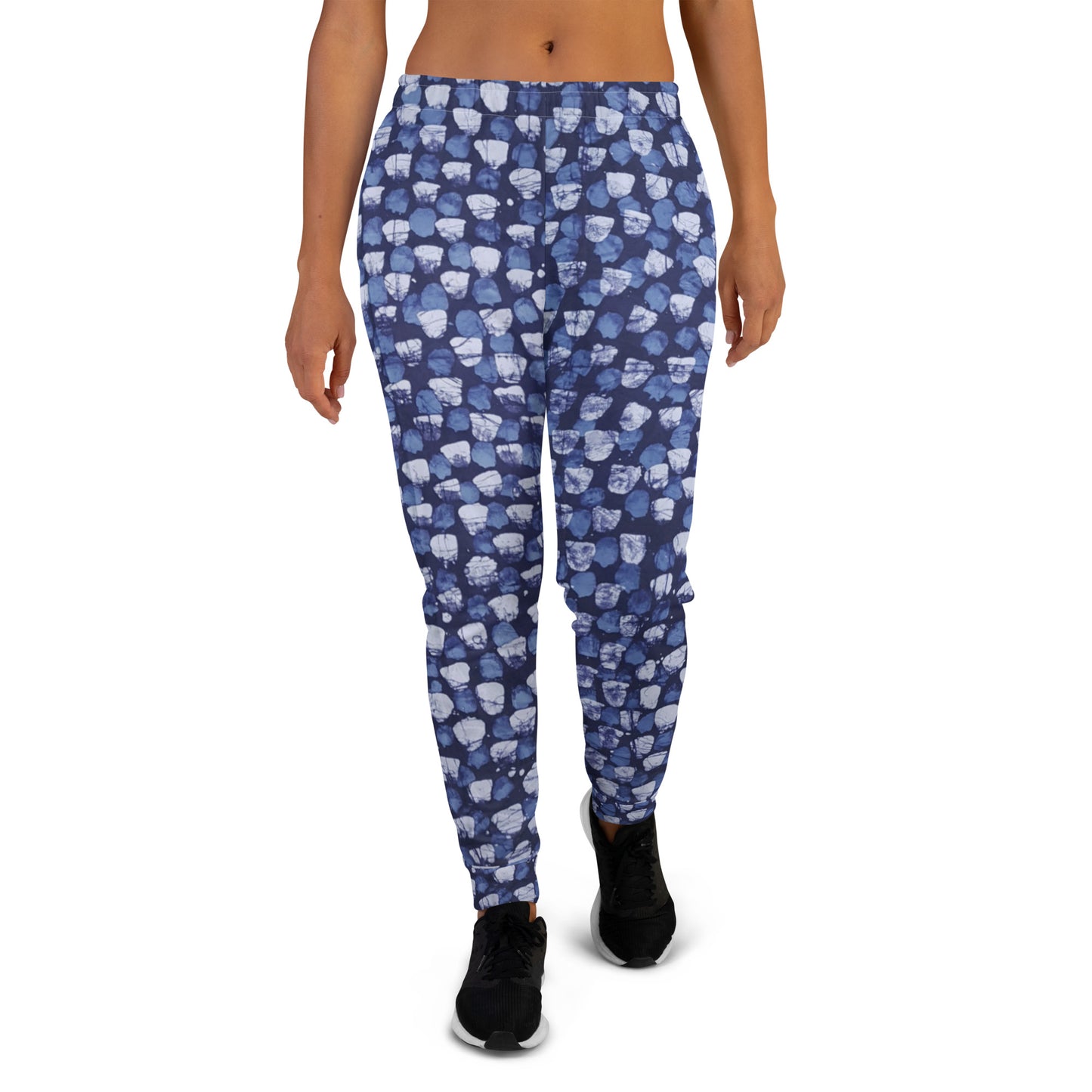 Blue Dotted Adire Women's Joggers