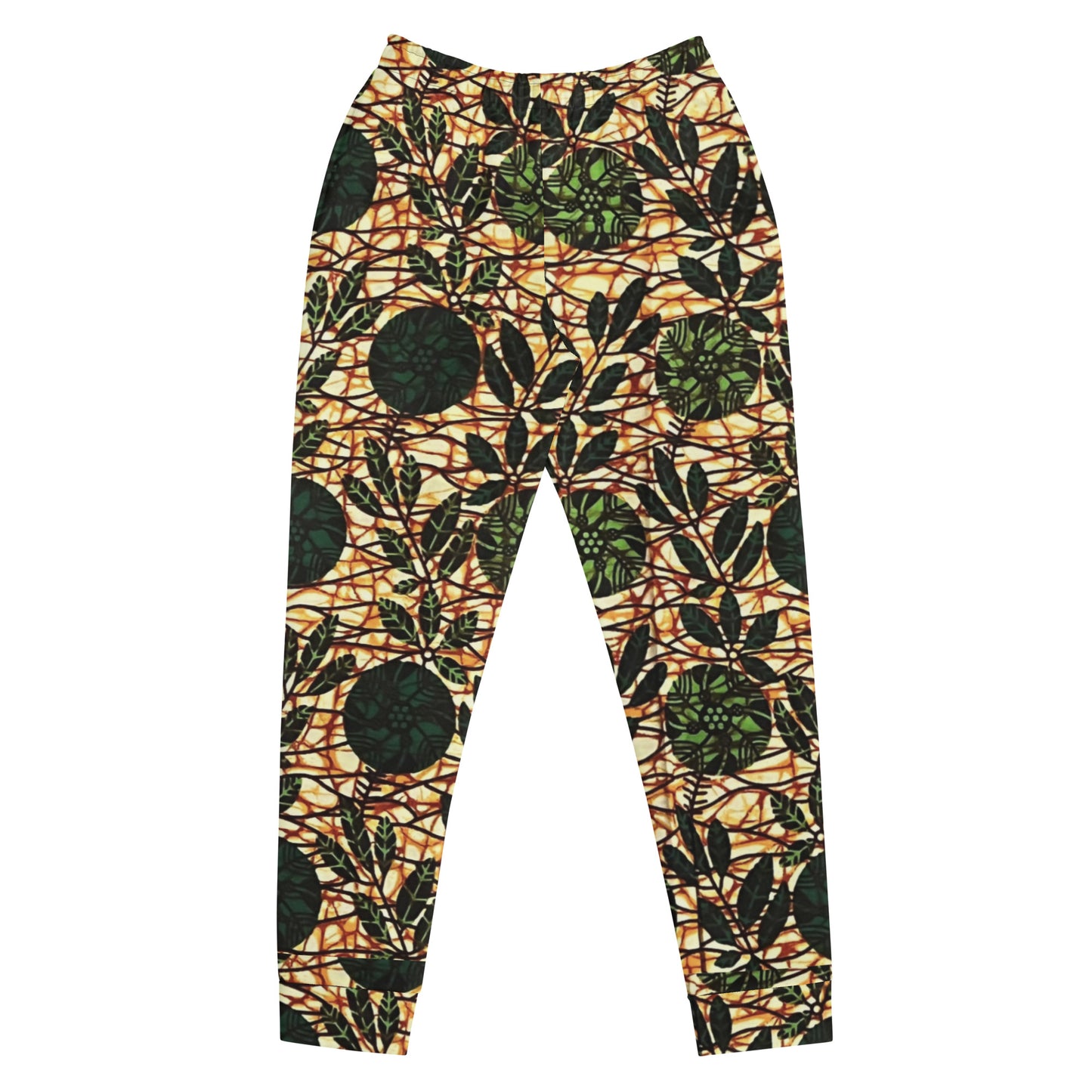 Green Leaf Wine Ankara Women's Joggers