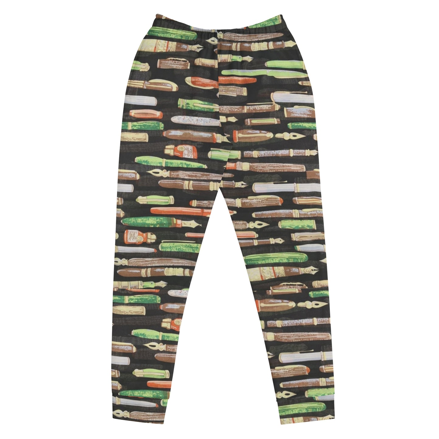 Green Pen Ankara Women's Joggers