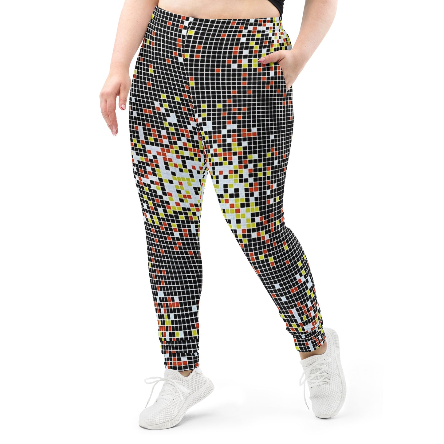 Graphic Square Ankara Women's Joggers