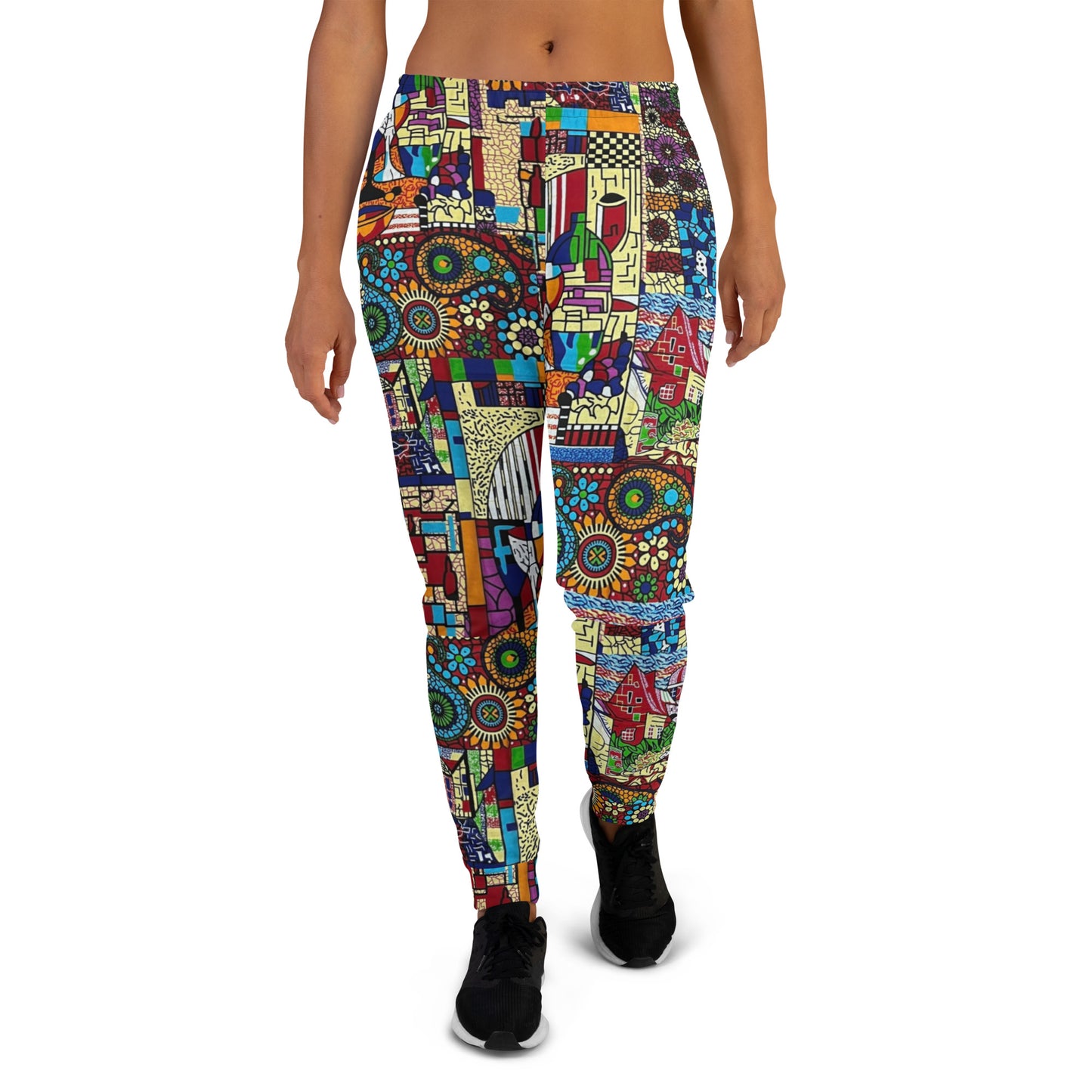 Colourful Artsy Ankara Women's Joggers