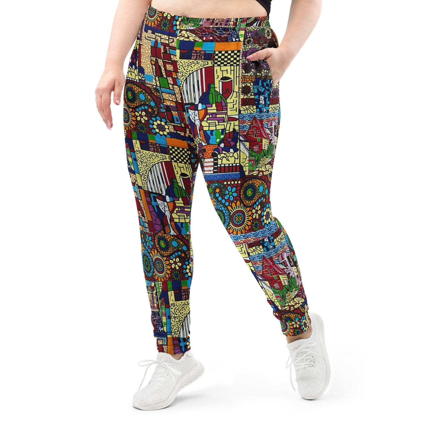 Colourful Artsy Ankara Women's Joggers