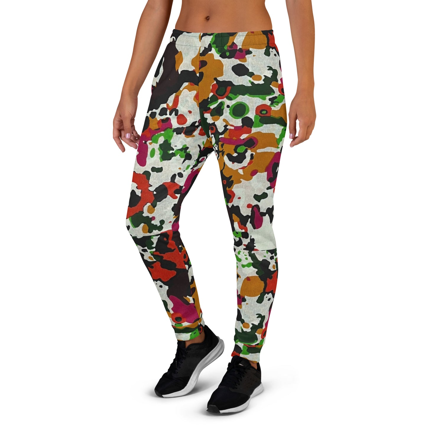 Multicolour Paint Ankara Women's Joggers