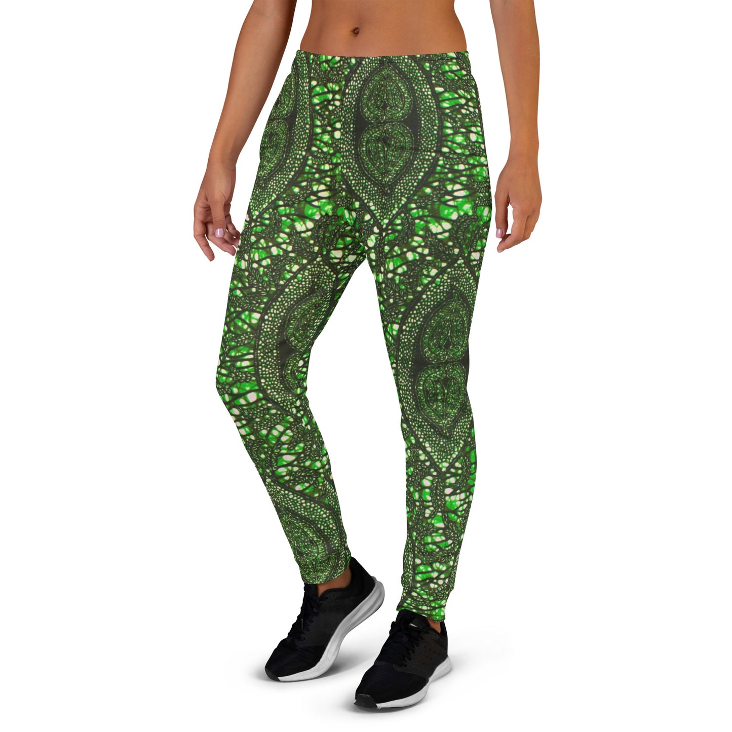 Green Peas Ankara Women's Joggers