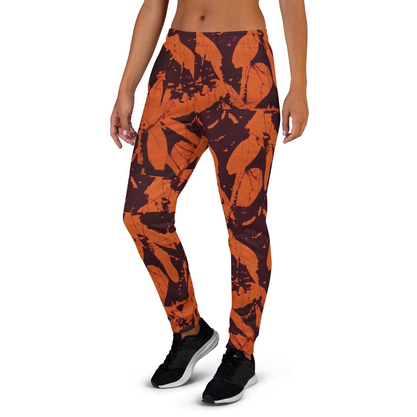 Orange Adire Women's Joggers