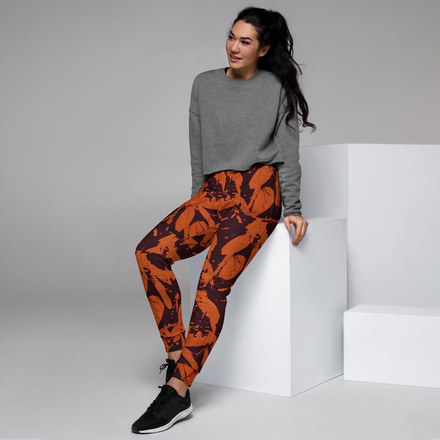 Orange Adire Women's Joggers