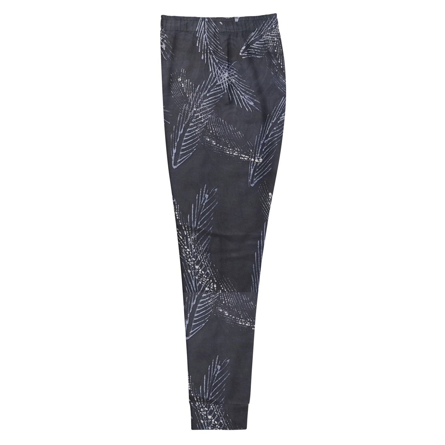 Dark Blue Leaf Adire Women's Joggers