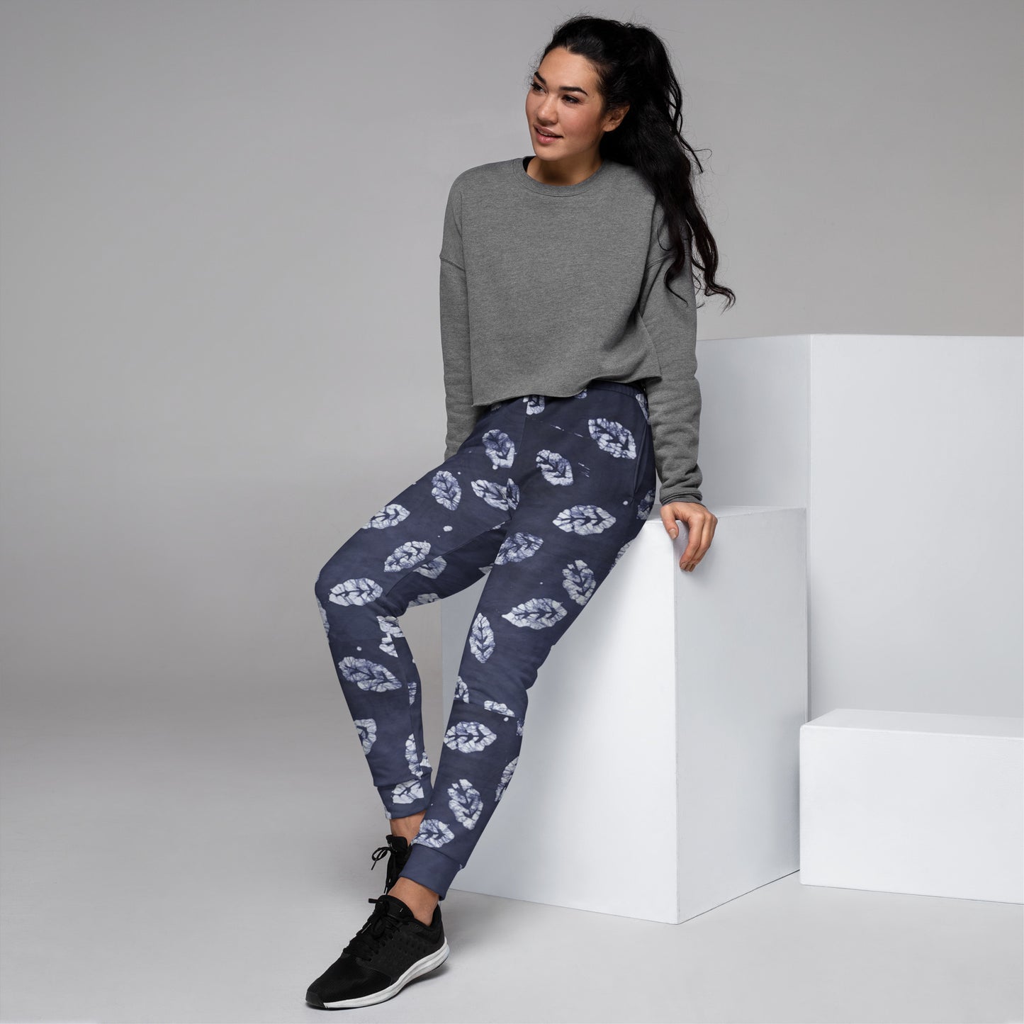 Indigo Leaf Adire Women's Joggers