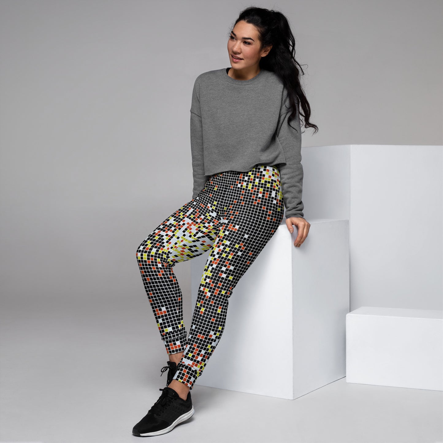 Graphic Square Ankara Women's Joggers