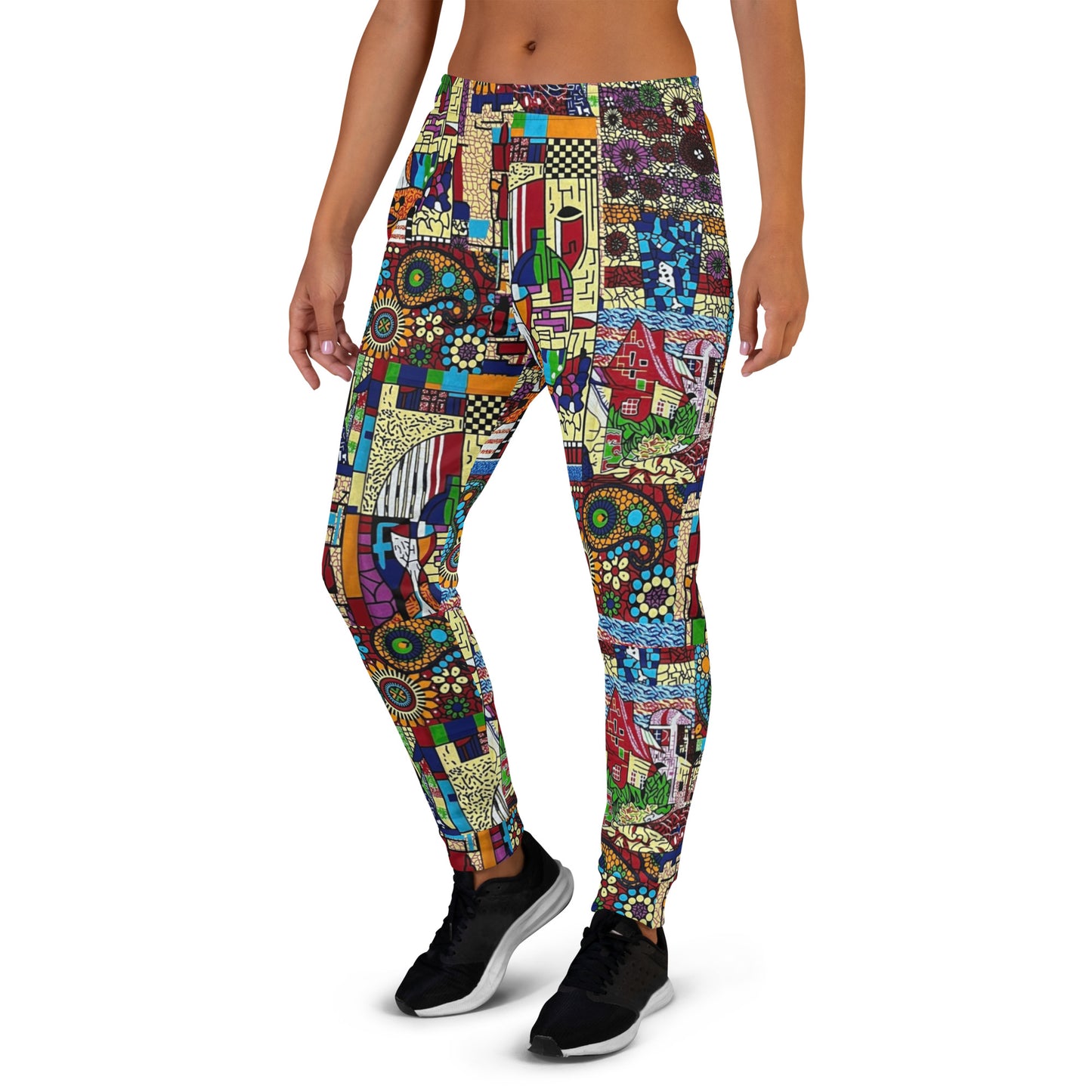 Colourful Artsy Ankara Women's Joggers